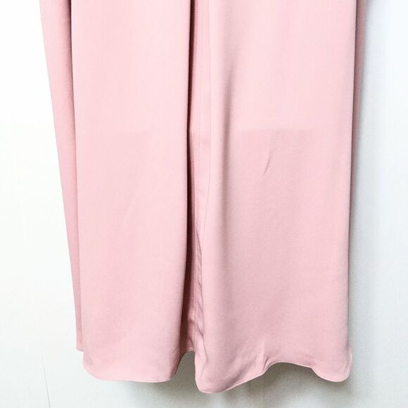 NWT RACHEL ROY Pink Cold Shoulder Pocket Dress M - Picture 8 of 9